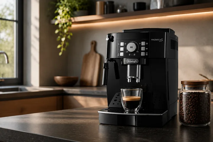 Wie viel Platz braucht die De’Longhi Magnifica S?