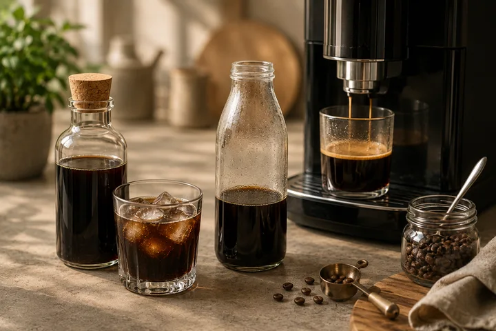 Kaffeekonzentrat mit dem Kaffeevollautomaten selber machen – einfache Anleitung