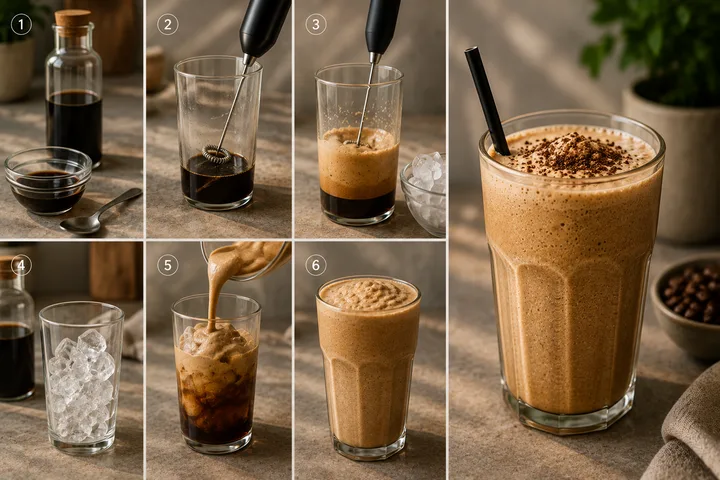 Frappé mit Kaffeekonzentrat selber machen – einfaches Rezept