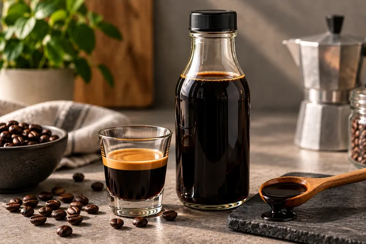 Wie lange hält selbstgemachtes Kaffeekonzentrat?