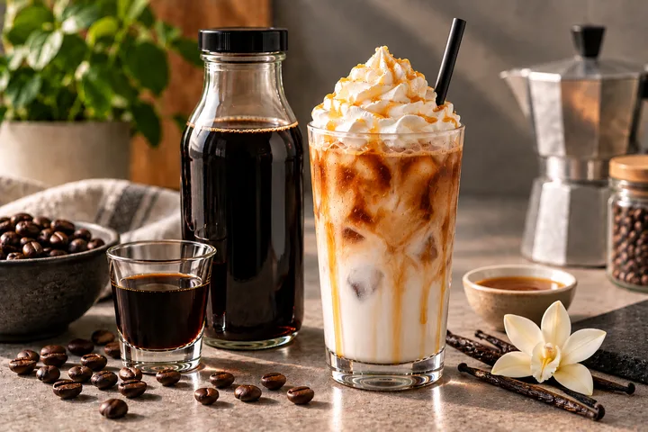 Selbstgemachtes Kaffeekonzentrat richtig lagern