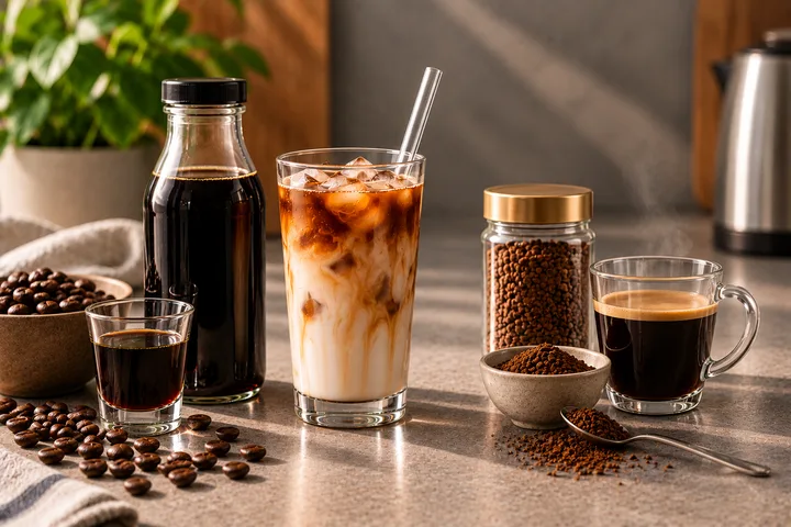 Wie viel Koffein hat Nescafé Espresso Concentrate?